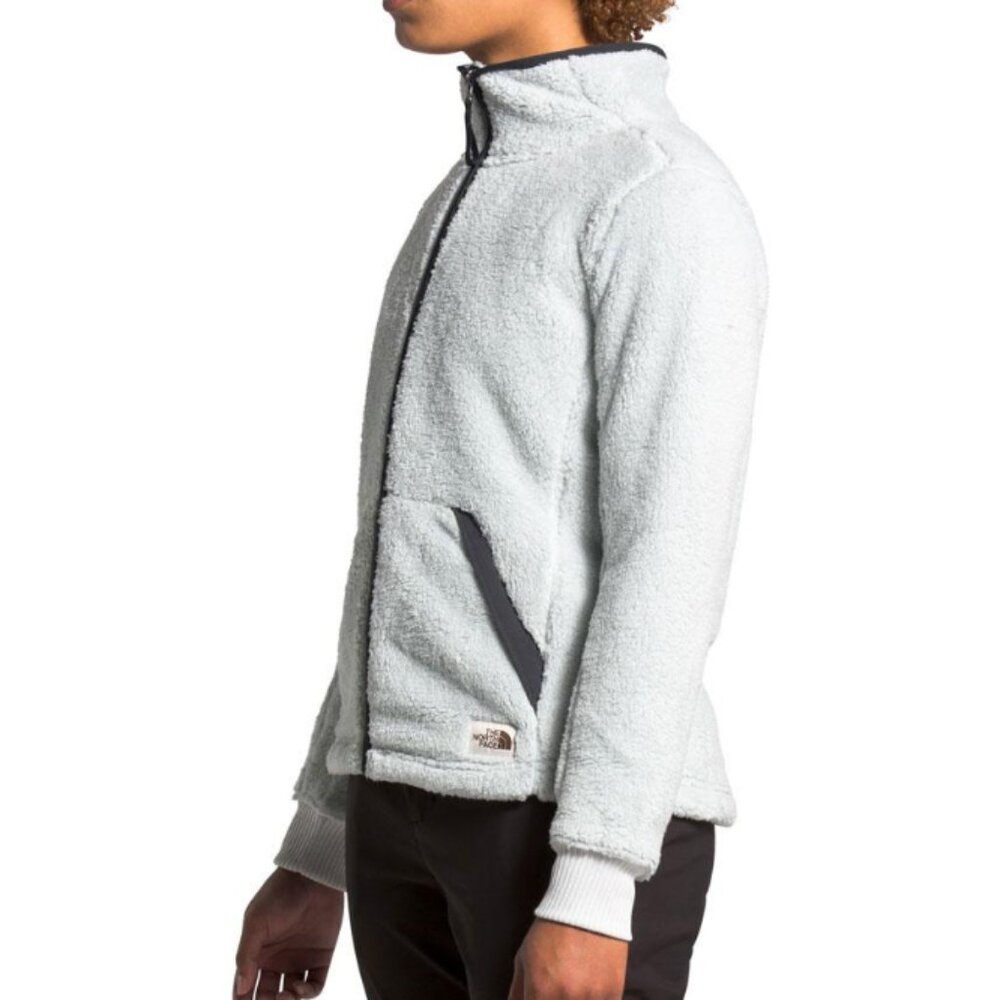 The North Face Campshire Full- Light Blue Sherpa Fleece Jacket size xs